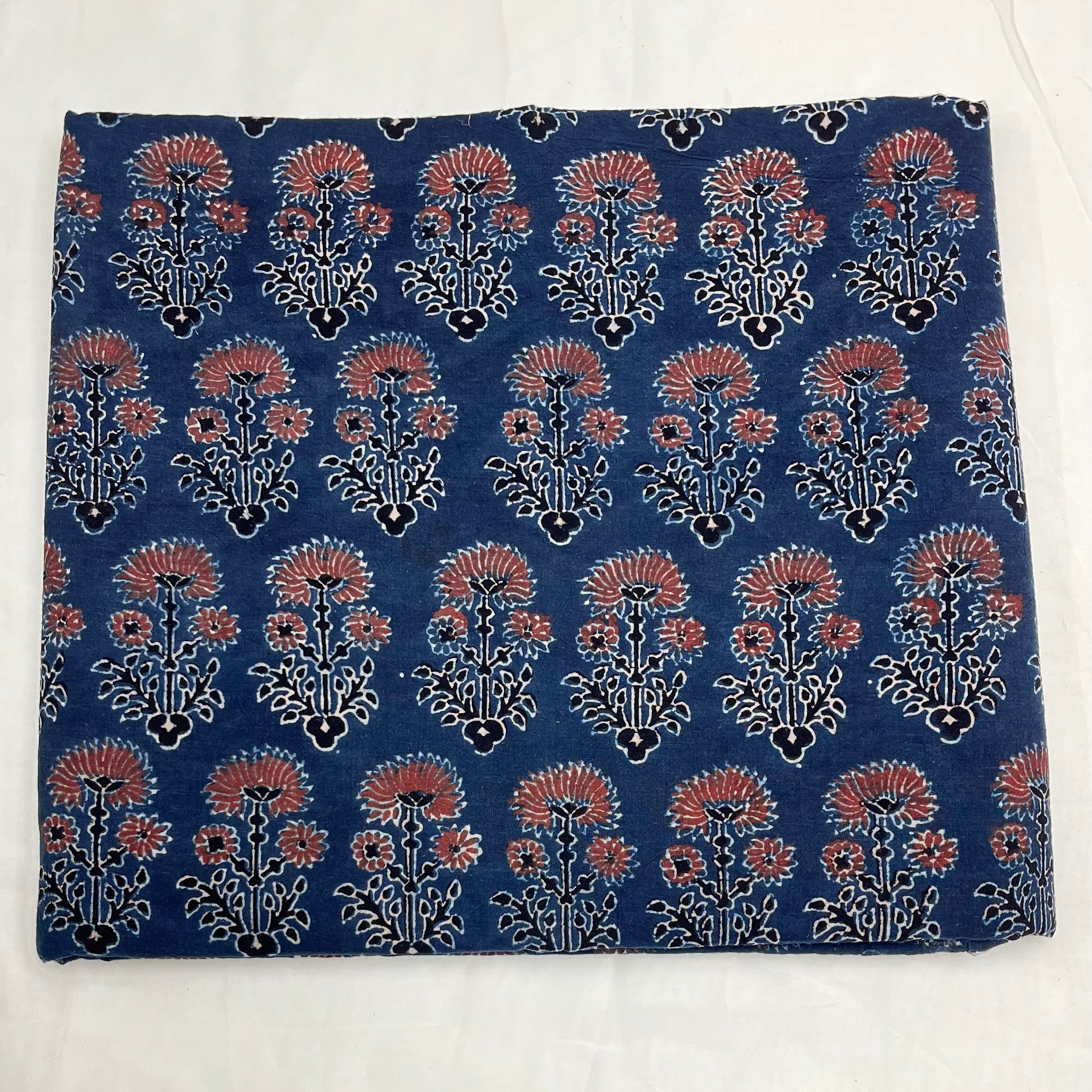 Pure Ajrakh Cotton Block Print
