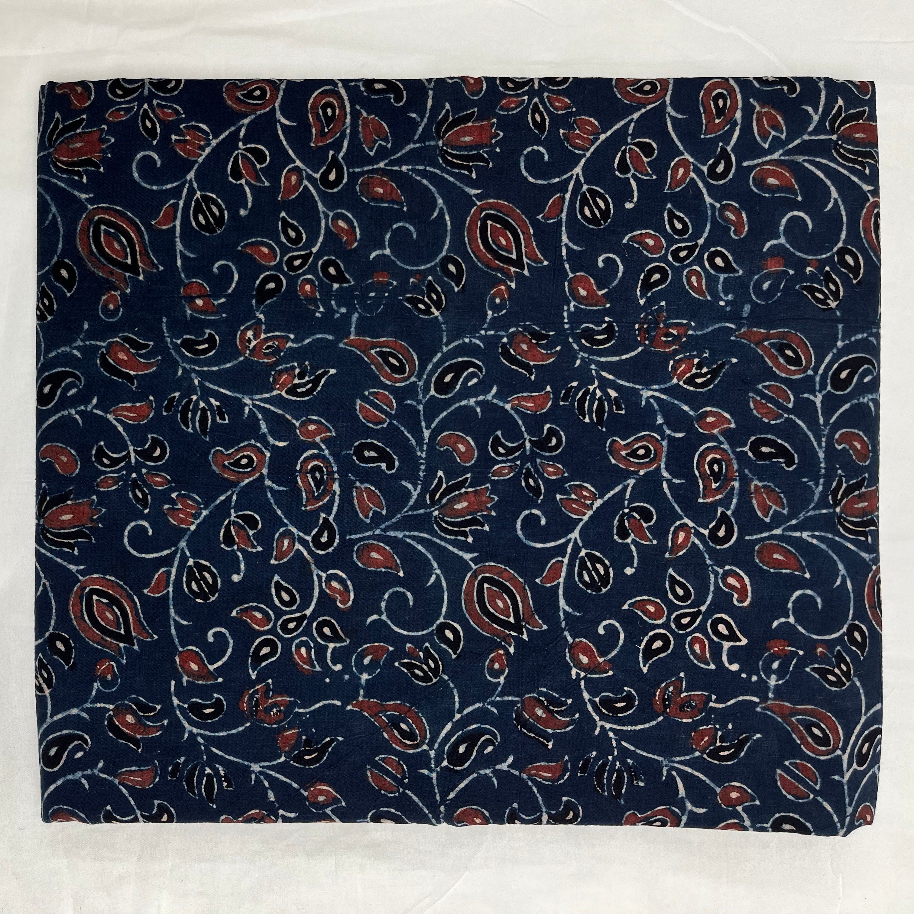Pure Ajrakh Cotton Block Print