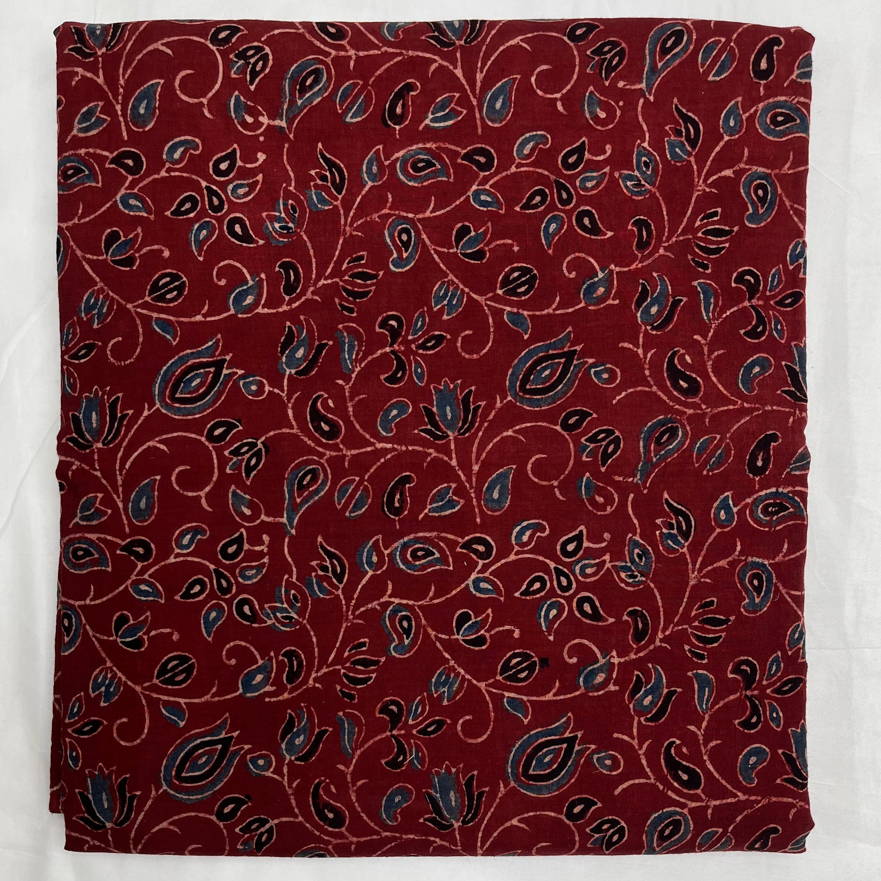 Pure Ajrakh Cotton Block Print