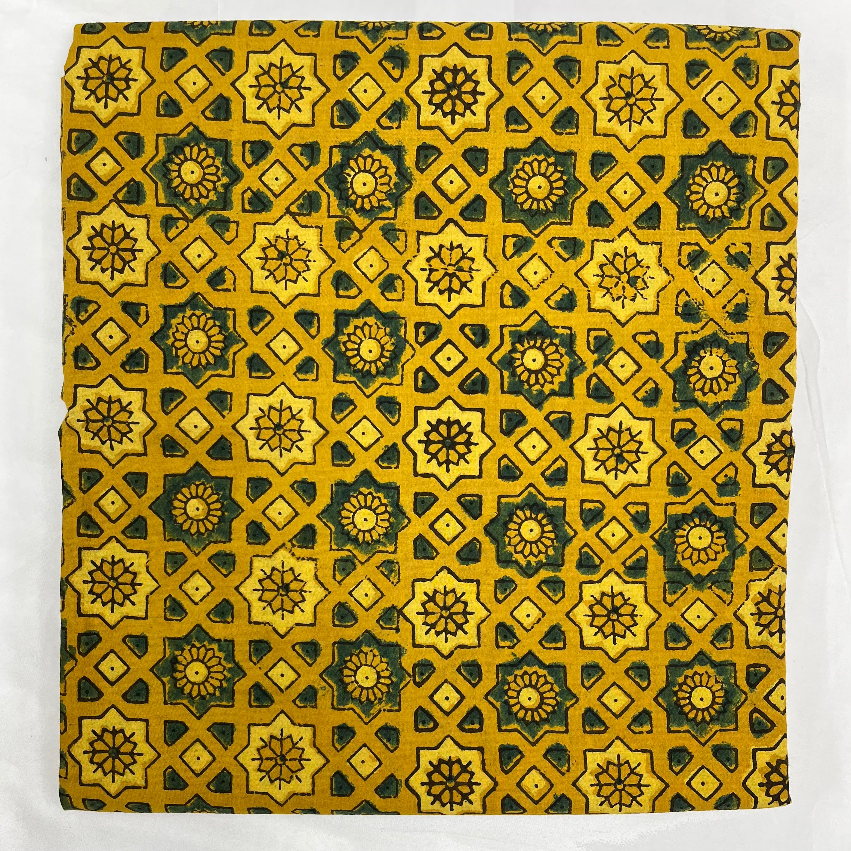 Pure Ajrakh Cotton Block Print