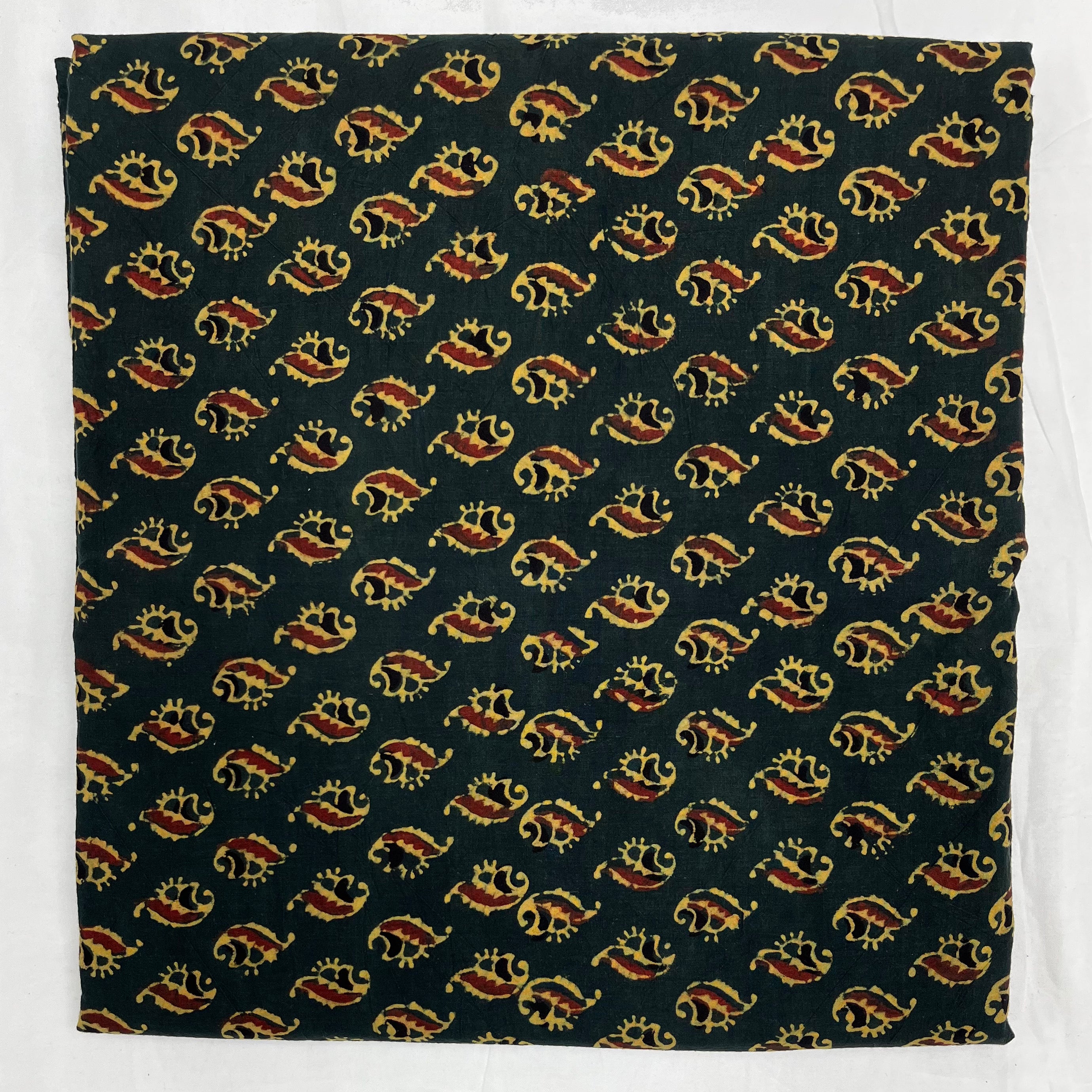 Pure Ajrakh Cotton Block Print