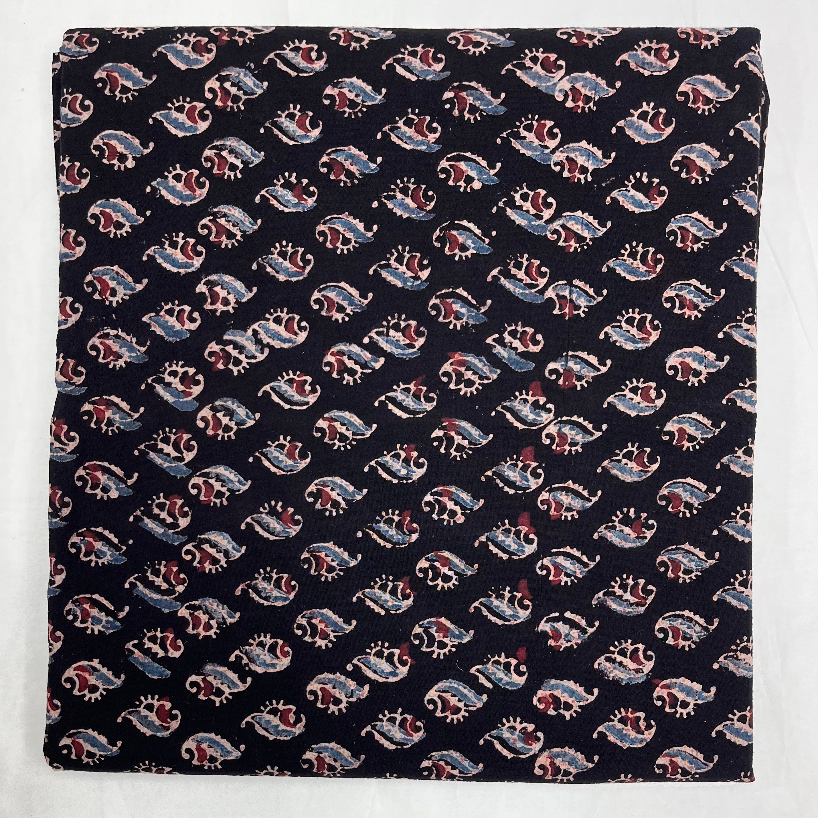 Pure Ajrakh Cotton Block Print