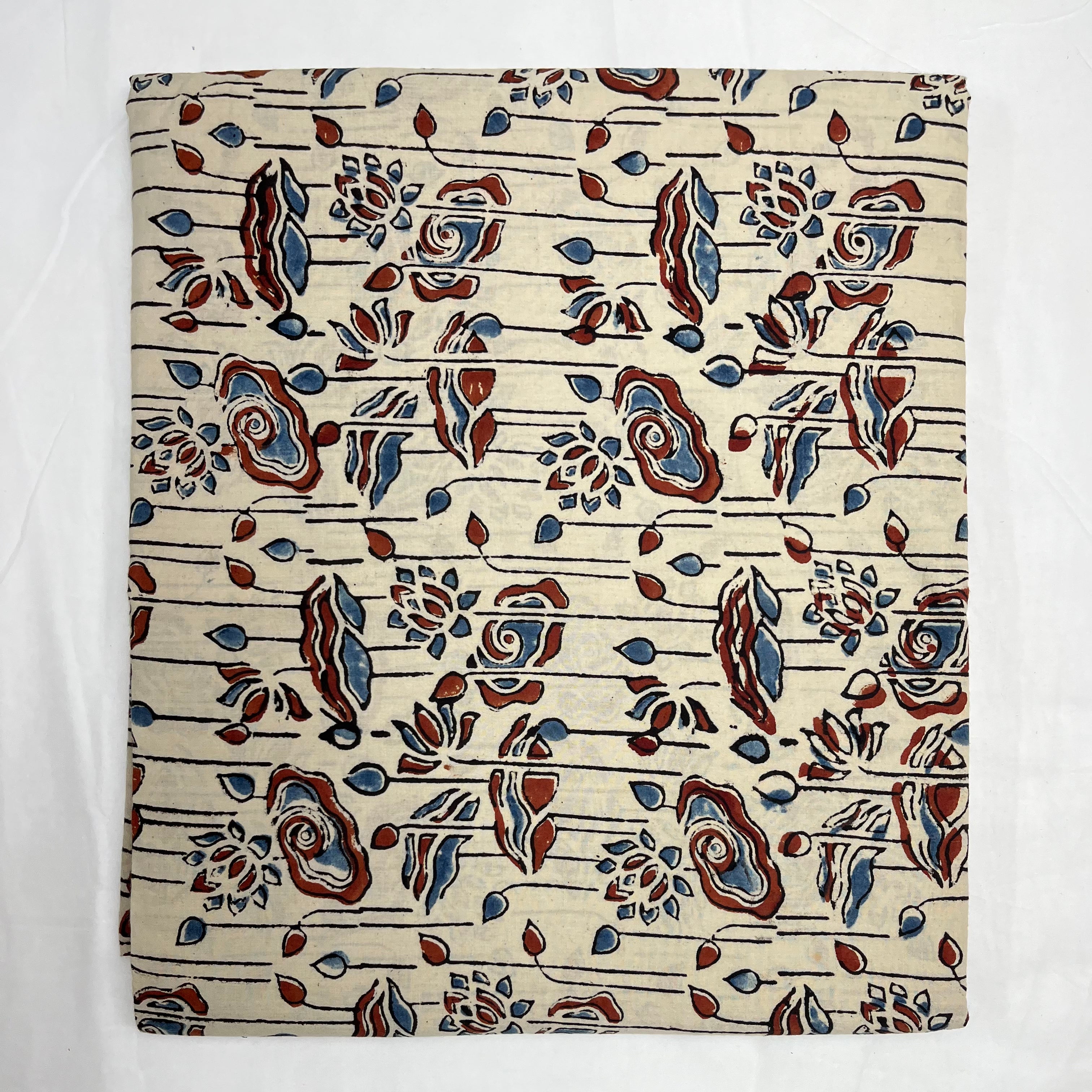 Pure Ajrakh Cotton Block Print