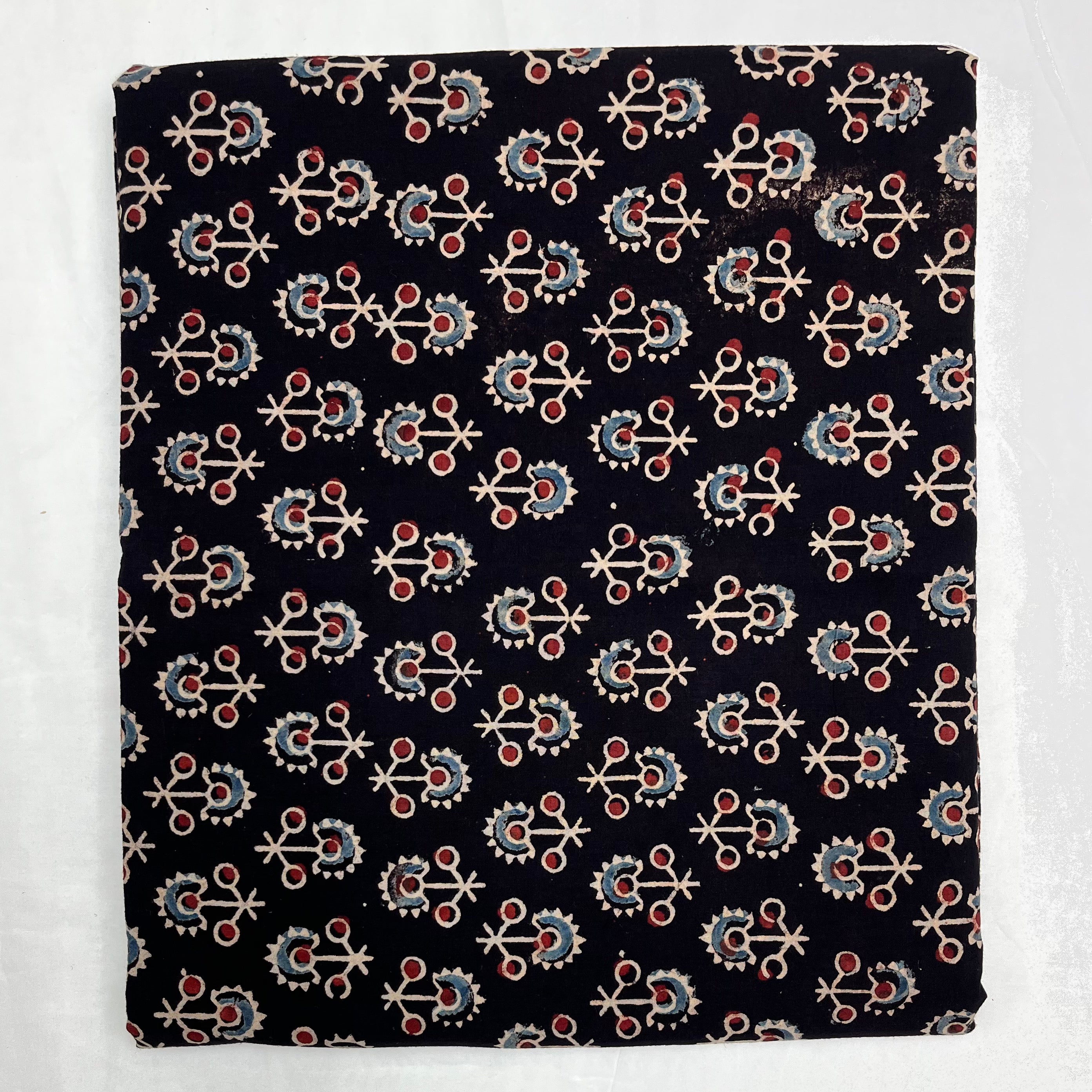 Pure Ajrakh Cotton Block Print