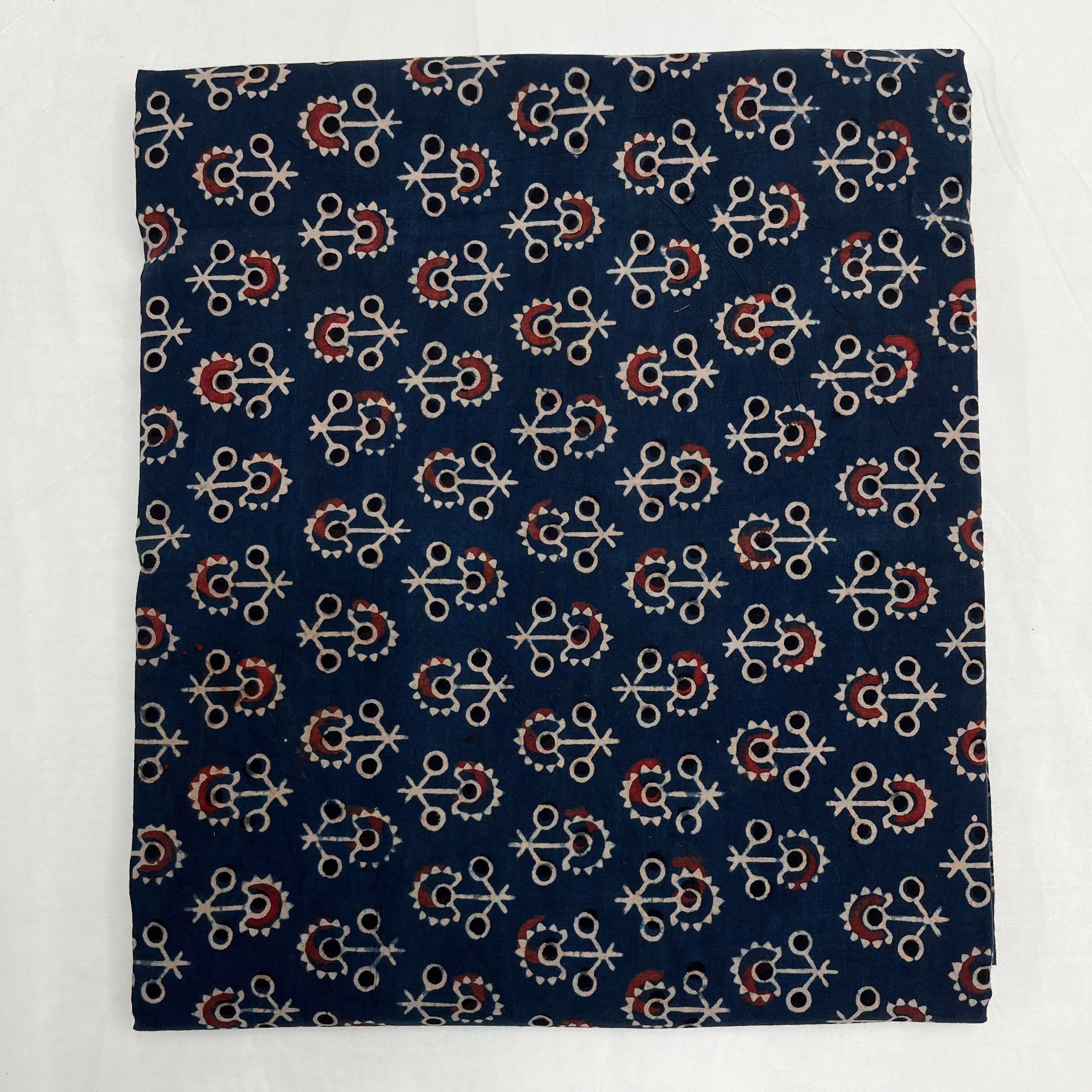 Pure Ajrakh Cotton Block Print