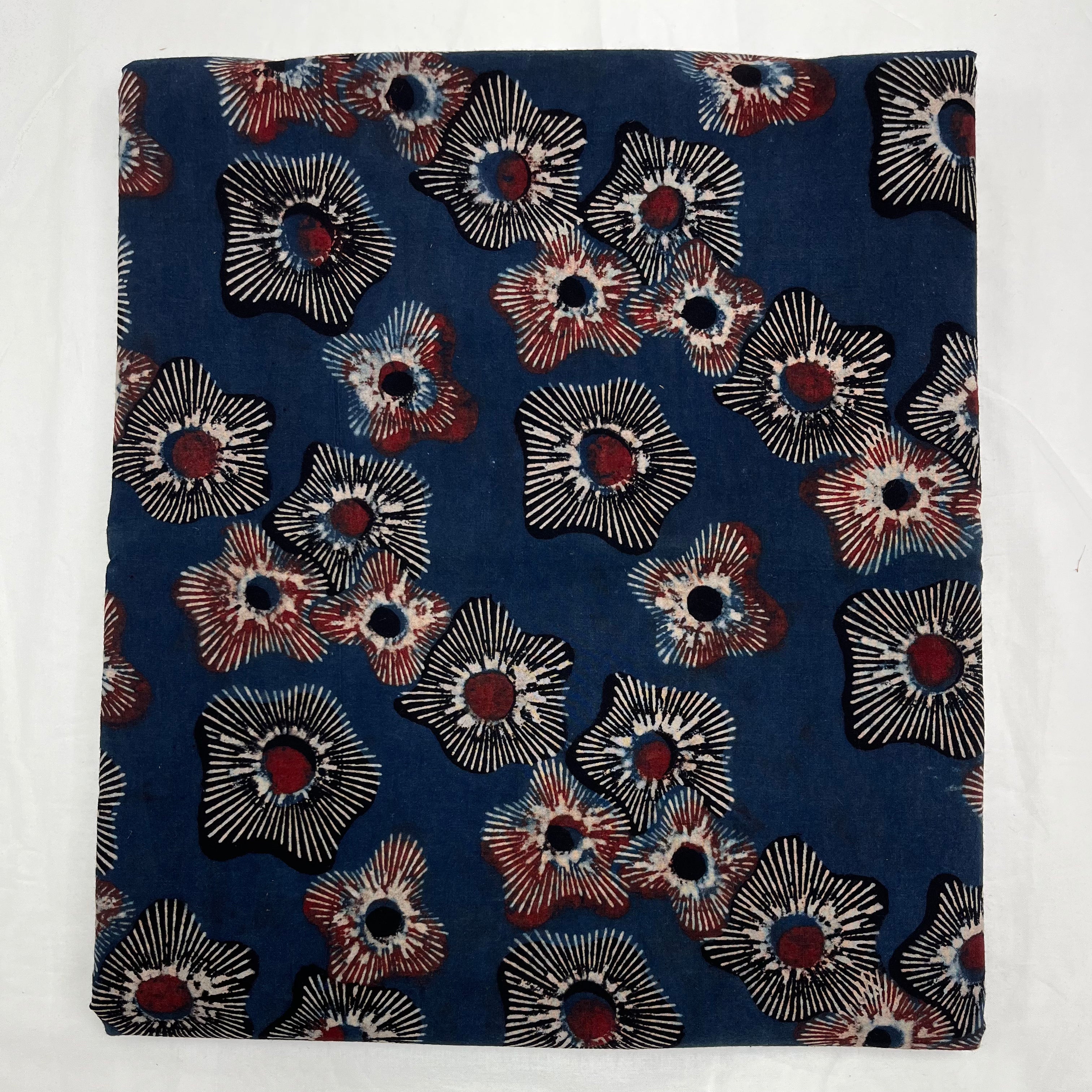 Pure Ajrakh Cotton Block Print