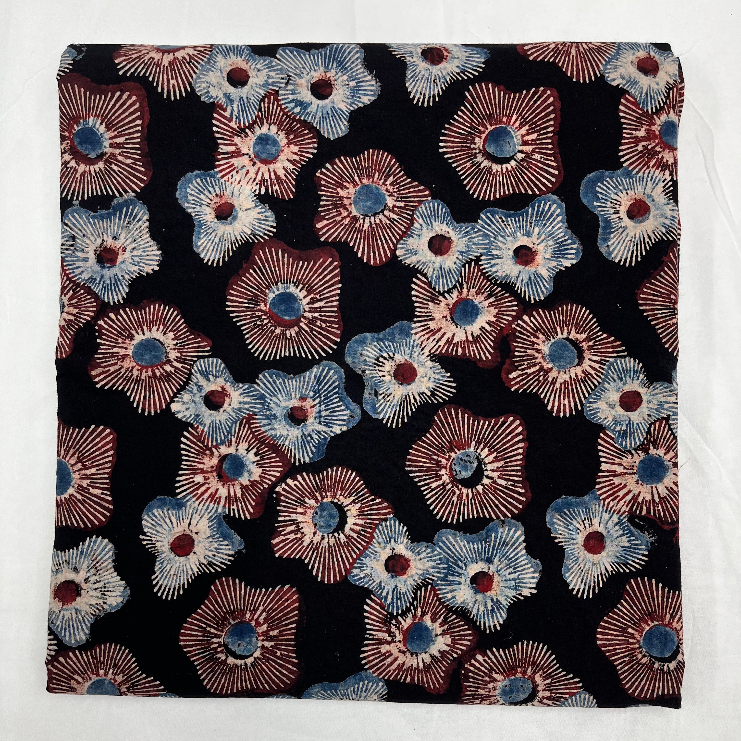 Pure Ajrakh Cotton Block Print