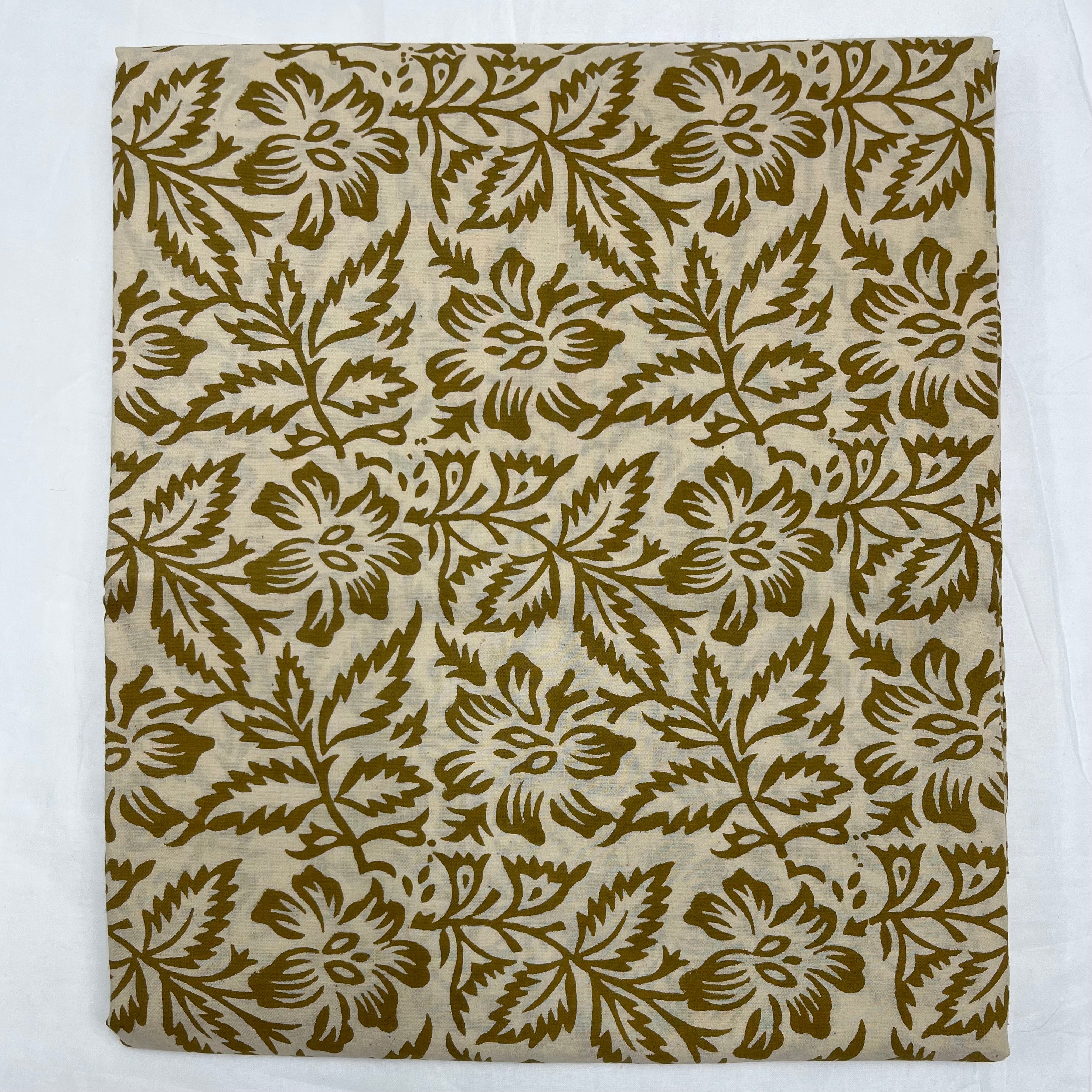 Pure Ajrakh Cotton Block Print