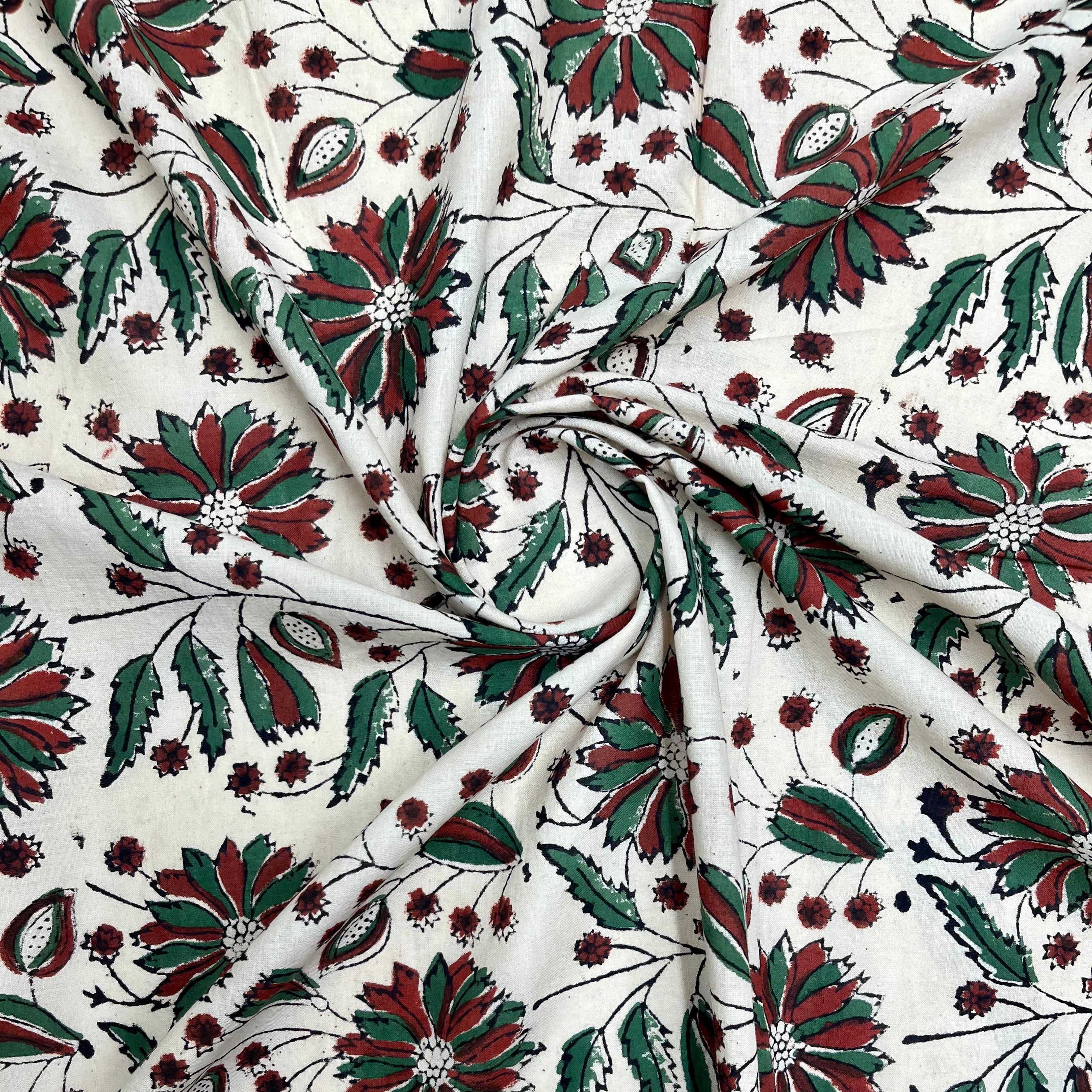 Pure Cotton Handblock Print
