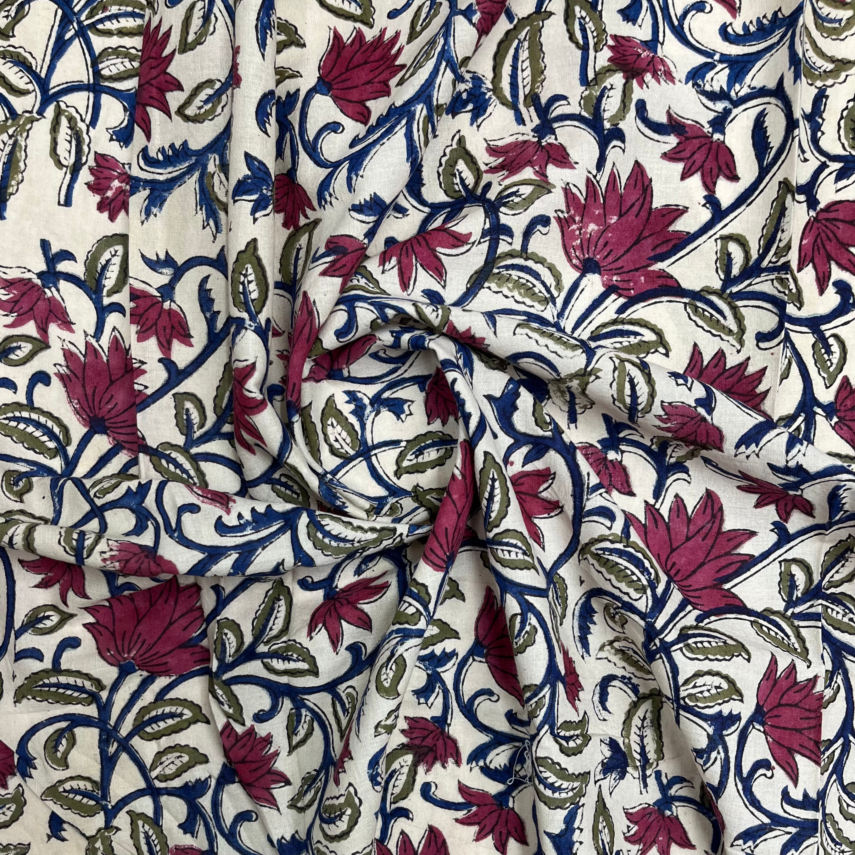 Pure Cotton Handblock Print