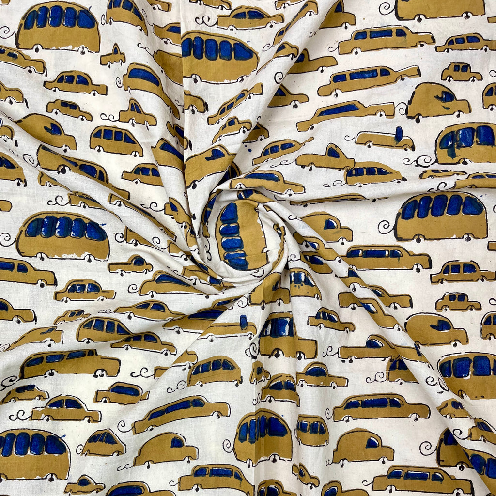 Car Print Hand Block Print