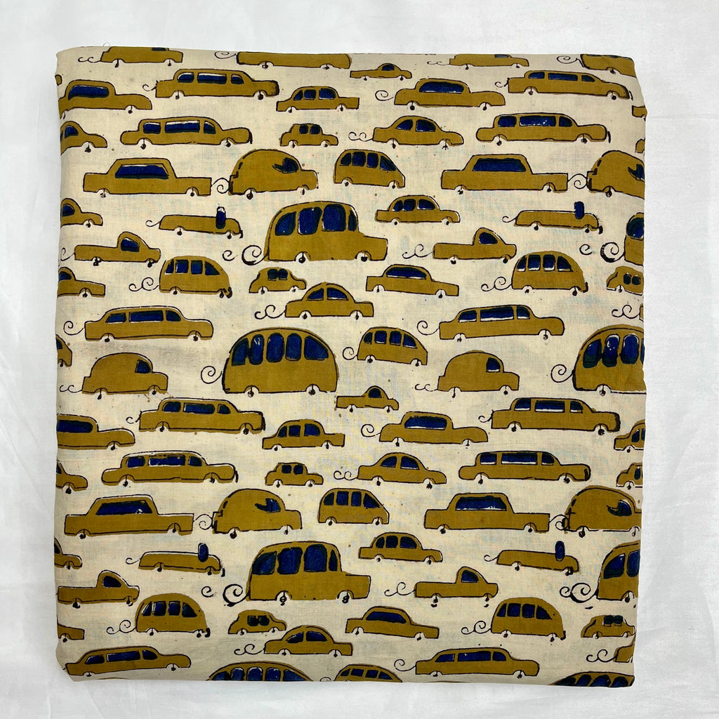 Car Print Hand Block Print