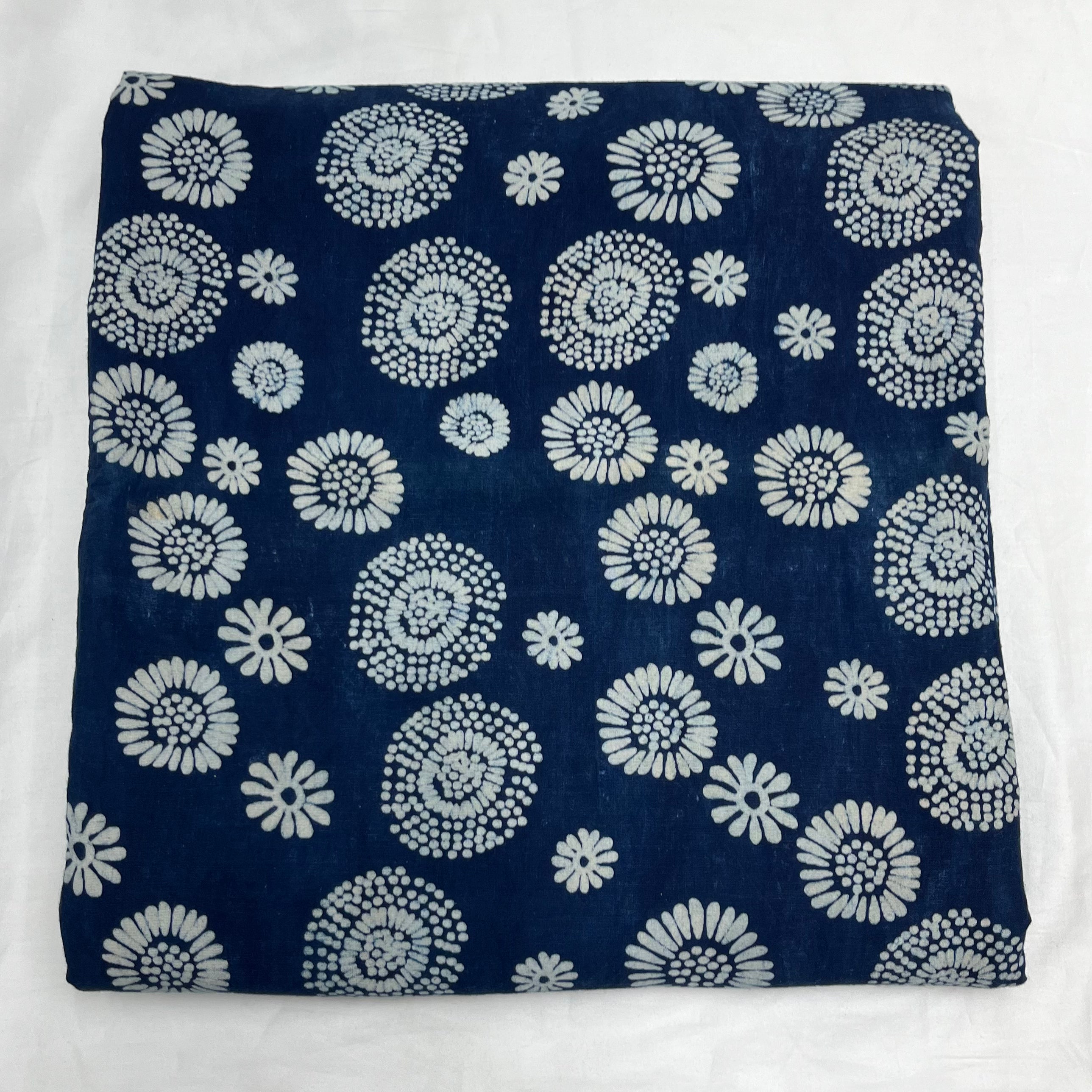Pure Cotton Indigo Block Print