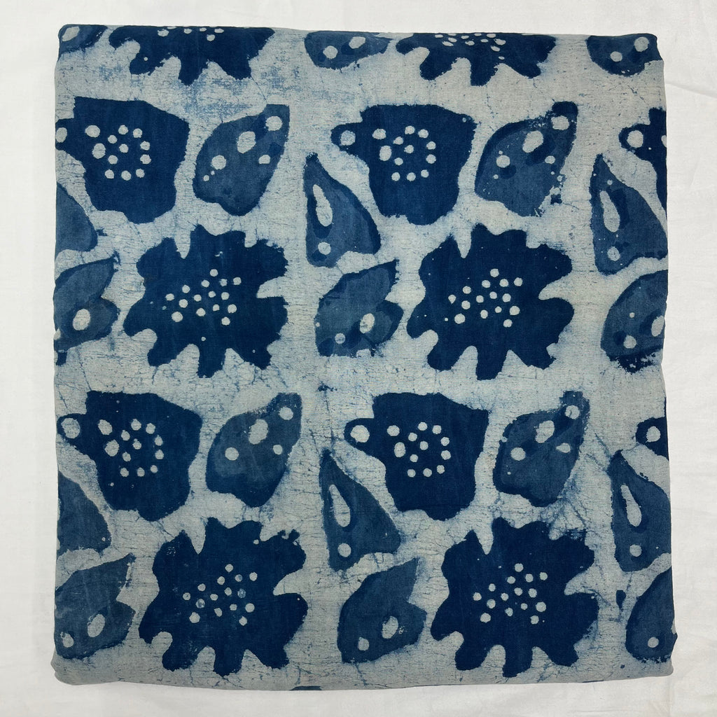 Pure Cotton Indigo Block Print