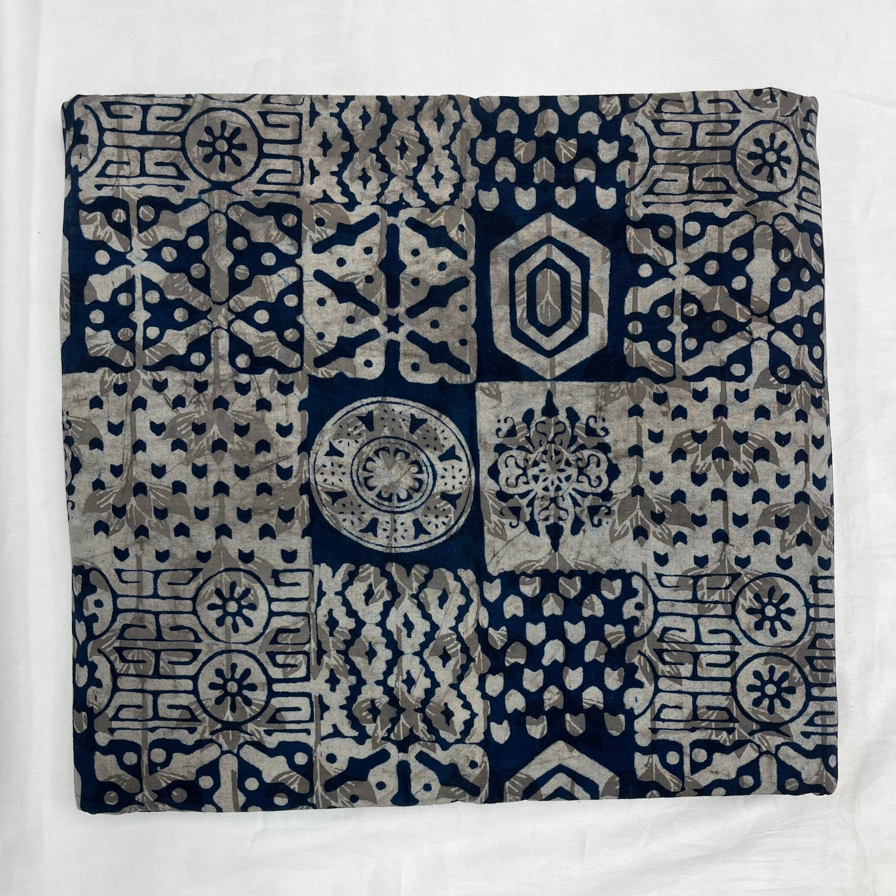Pure Cotton Indigo Block Print