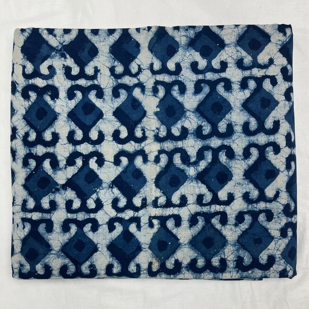 Pure Cotton Indigo Block Print