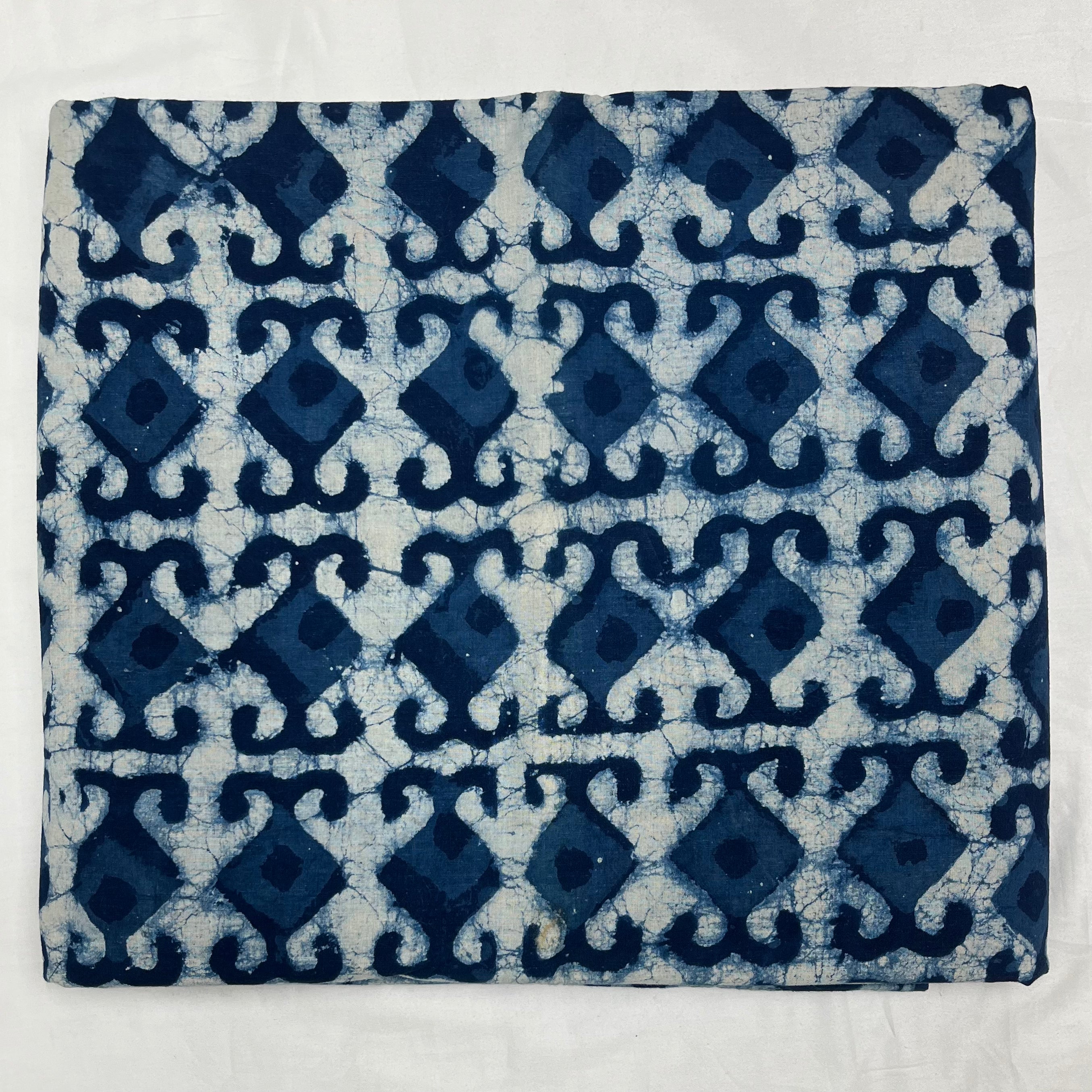 Pure Cotton Indigo Block Print