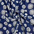 Pure Cotton Indigo Block Print