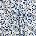 Pure Cotton Indigo Block Print