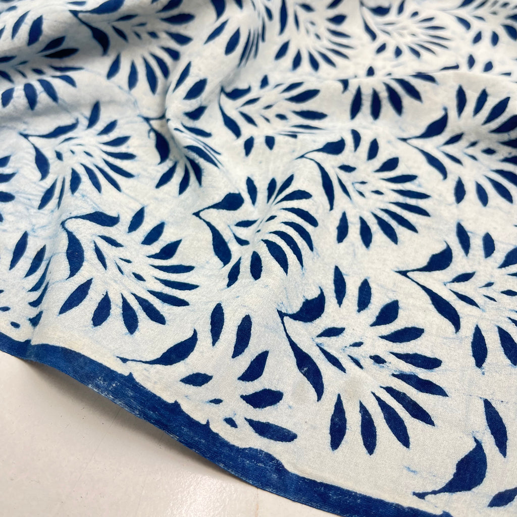 Pure Cotton Indigo Block Print
