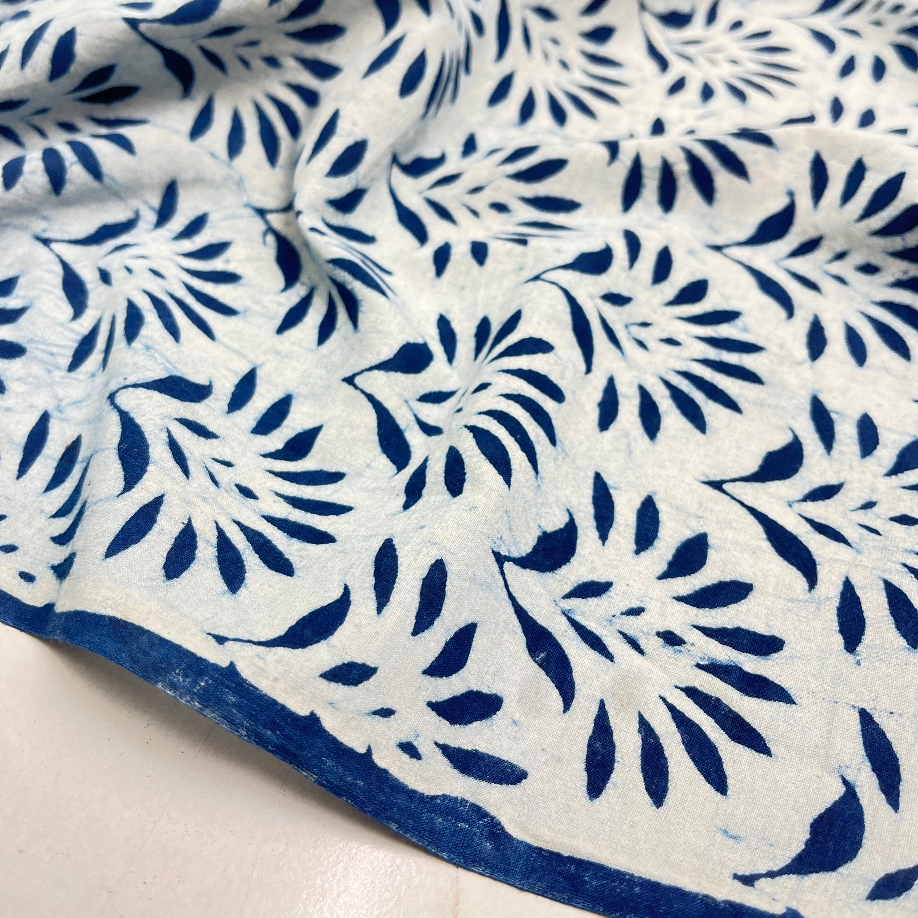 Pure Cotton Indigo Block Print