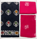 Unstitched 3 Piece - Pure Cotton Handblock Batik Suit