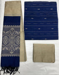 Unstitched 3 Piece – Cotton Raw Silk with Resham Weaving Suit