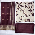 Unstitched 3 Piece - Kataan Slub Cotton Dupion Silk Suit