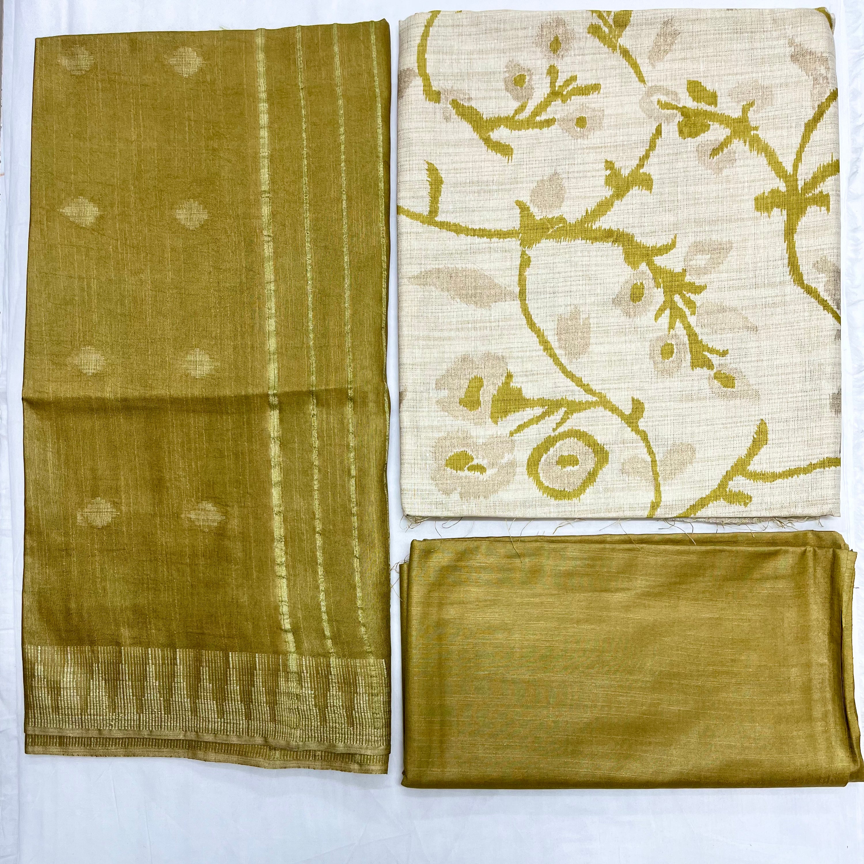 Unstitched 3 Piece - Kataan Slub Cotton Dupion Silk Suit