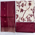 Unstitched 3 Piece - Kataan Slub Cotton Dupion Silk Suit