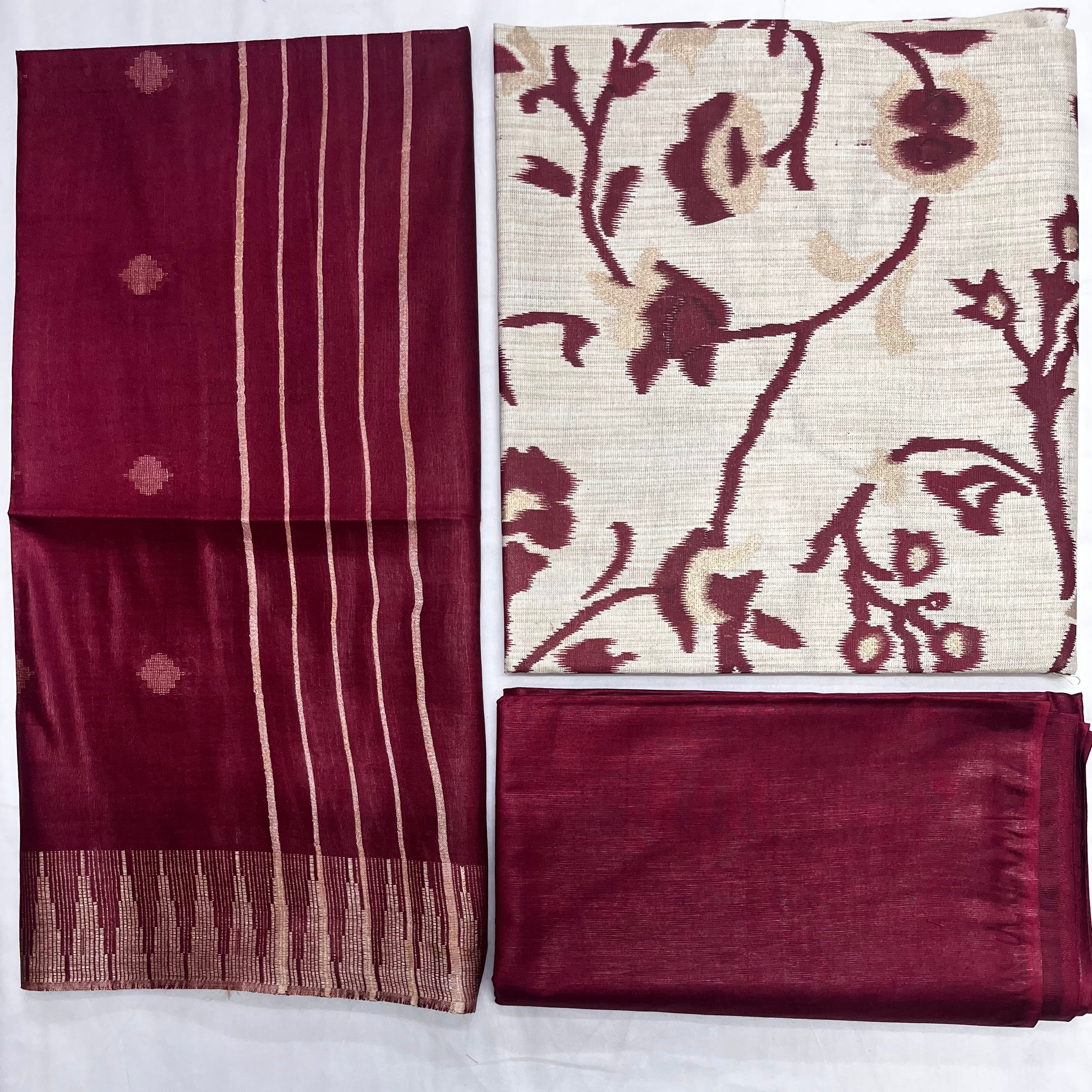 Unstitched 3 Piece - Kataan Slub Cotton Dupion Silk Suit