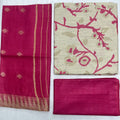 Unstitched 3 Piece - Kataan Slub Cotton Dupion Silk Suit