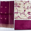 Unstitched 3 Piece - Kataan Slub Cotton Dupion Silk Suit