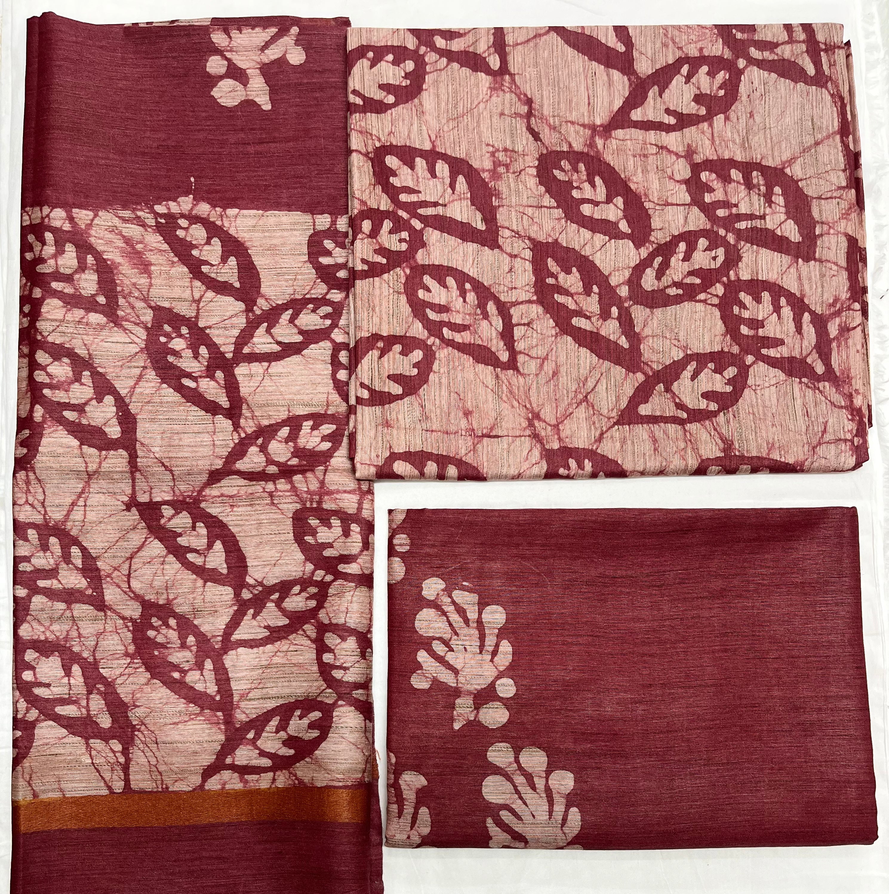 Unstitched 3 Piece - Bamboo Silk Suit