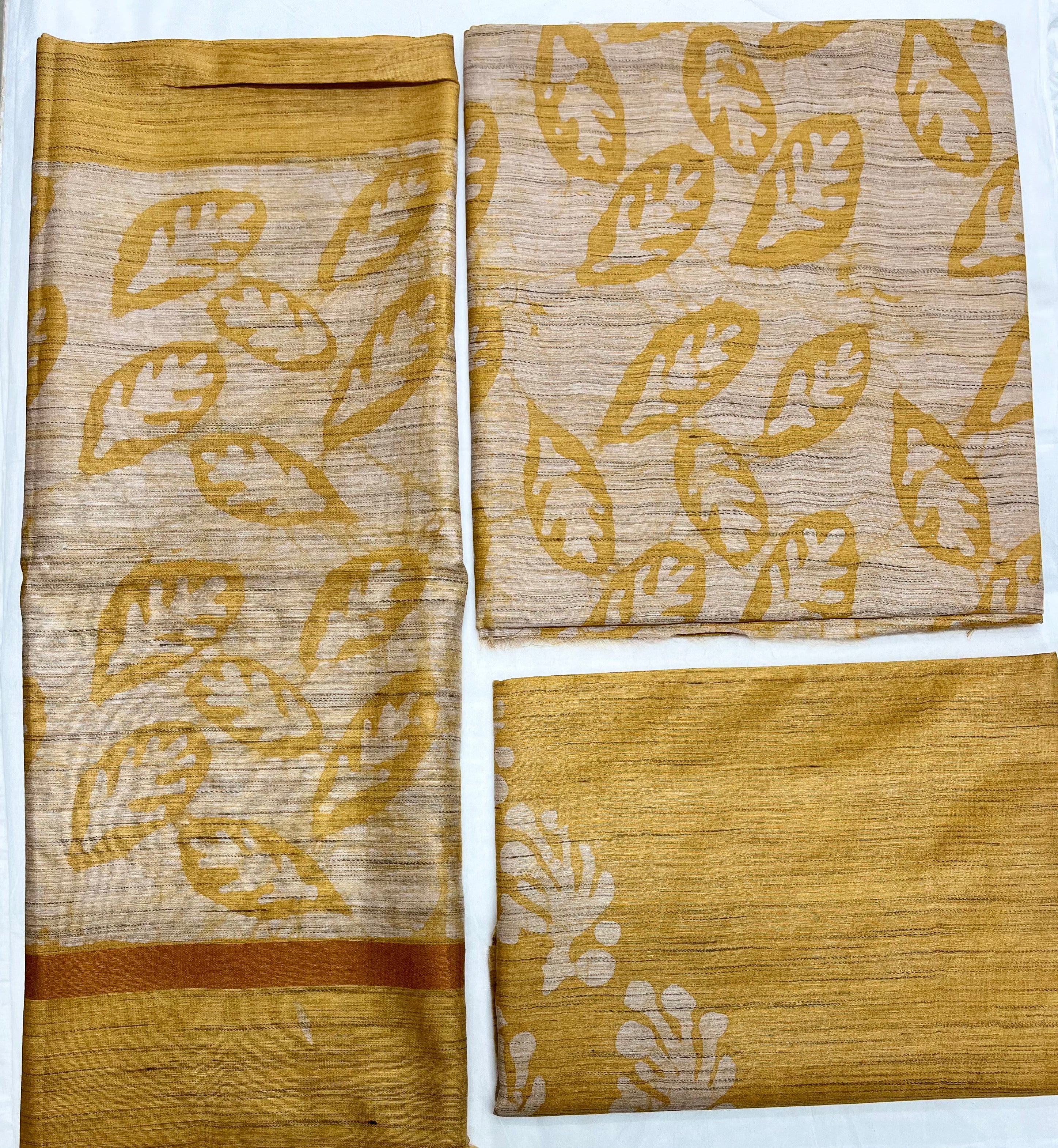 Unstitched 3 Piece - Bamboo Silk Suit